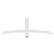 Ekena Millwork Bellingham Architectural Grade PVC Gable Bracket, 72"W x 24"H x 4"D x 4"F, 8/12 Pitch GBP072X24X0404BEL00 - alternate 2